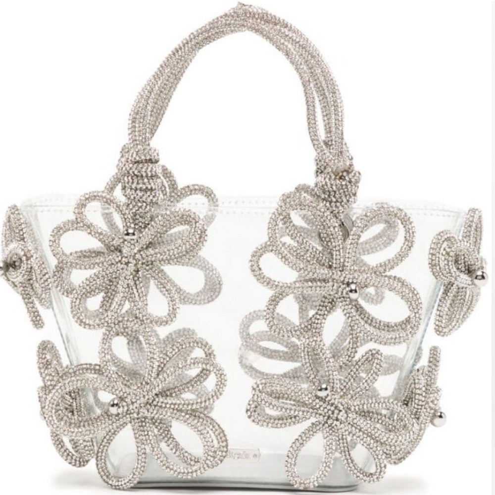 Cult Gaia mini Bloom rhinestone bag